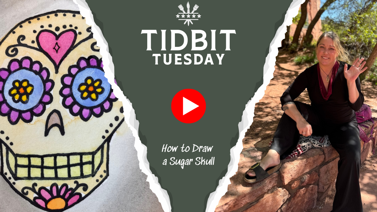 How to Draw a Sugar Skull